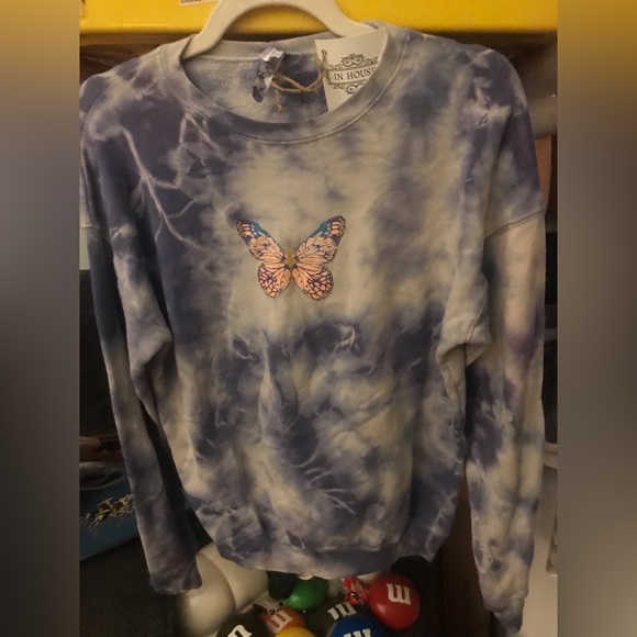 Bella+Canvas Tie Dye Sweatshirt Size S Brand New With Tag - Picture 6 of 10